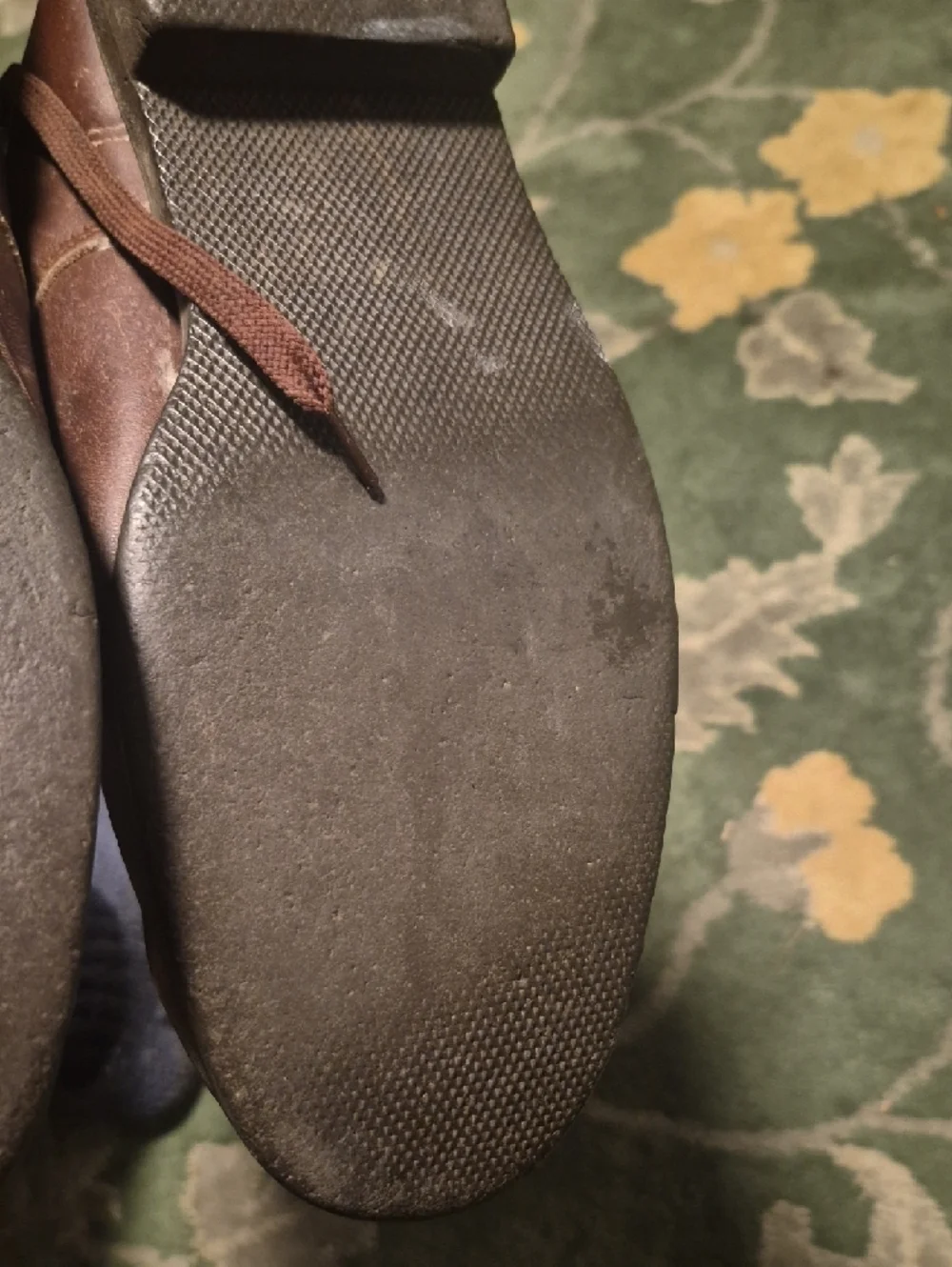 Wolverine Dark Brown Leather Chukka Boots